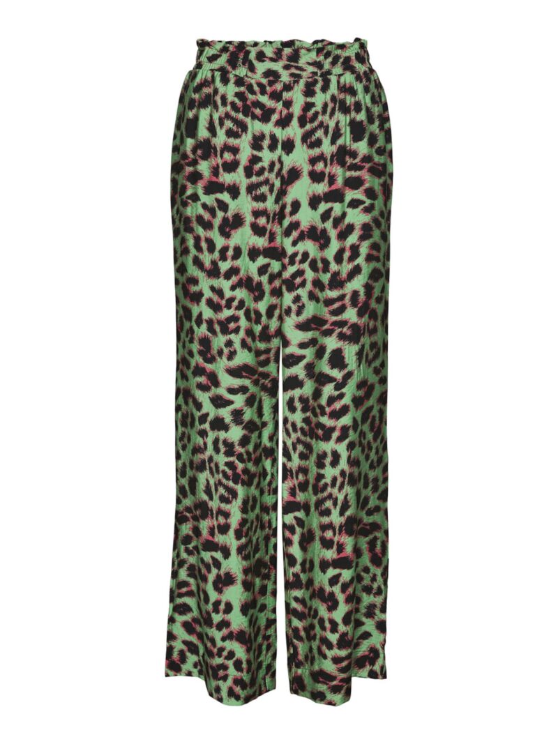 VERO MODA Pantaloni 'ANEA'  verde / roz / negru