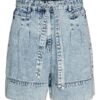 VERO MODA Pantaloni cu cute 'FILUKKA'  albastru denim