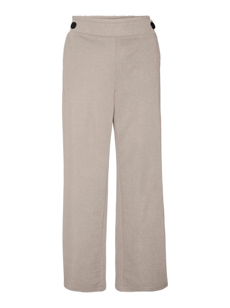 VERO MODA Pantaloni  gri taupe / negru