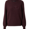 VERO MODA Pulover 'Brilliant'  roșu burgundy