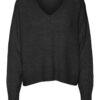 VERO MODA Pulover 'Ellylefile'  negru