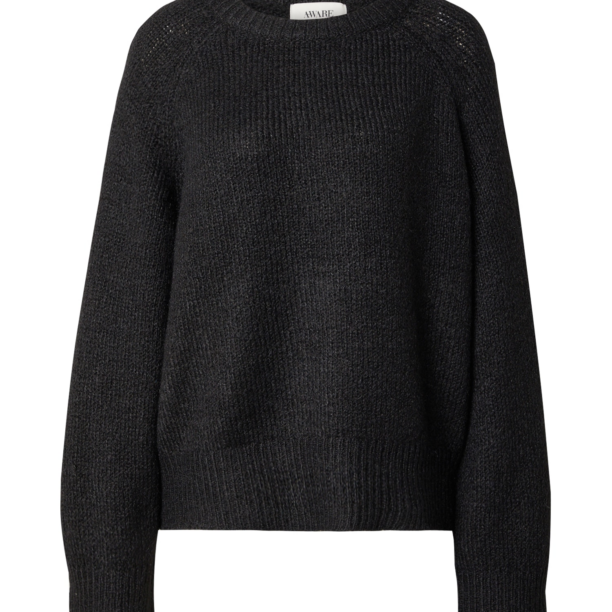 VERO MODA Pulover 'Henley'  negru