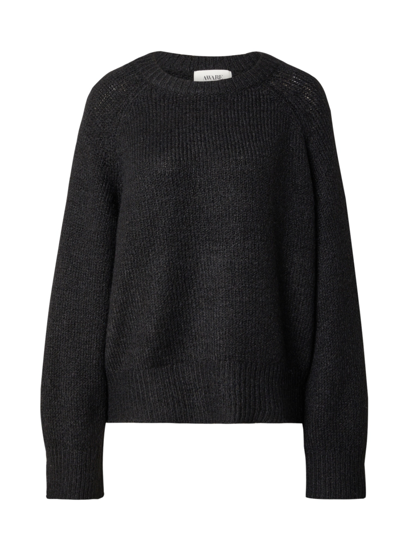 VERO MODA Pulover 'Henley'  negru