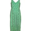 VERO MODA Rochie 'SONEY'  verde / alb