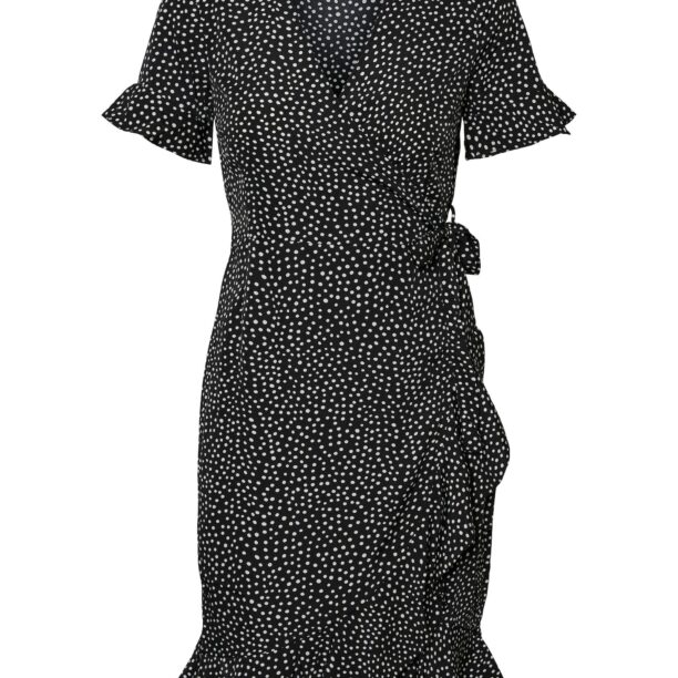 VERO MODA Rochie 'VMHenna'  negru / alb