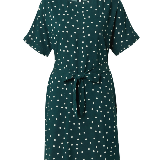 VERO MODA Rochie 'VMSophia'  verde închis / alb