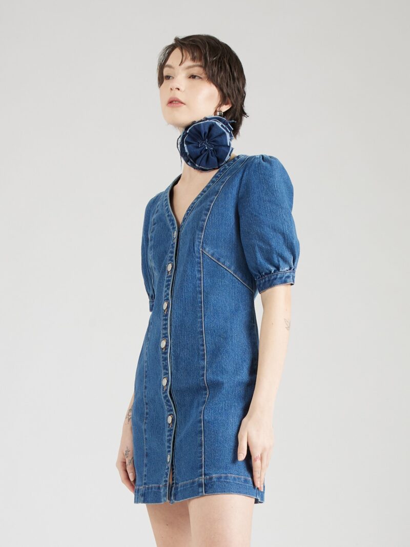 VERO MODA Rochie tip bluză 'MELODY'  albastru denim