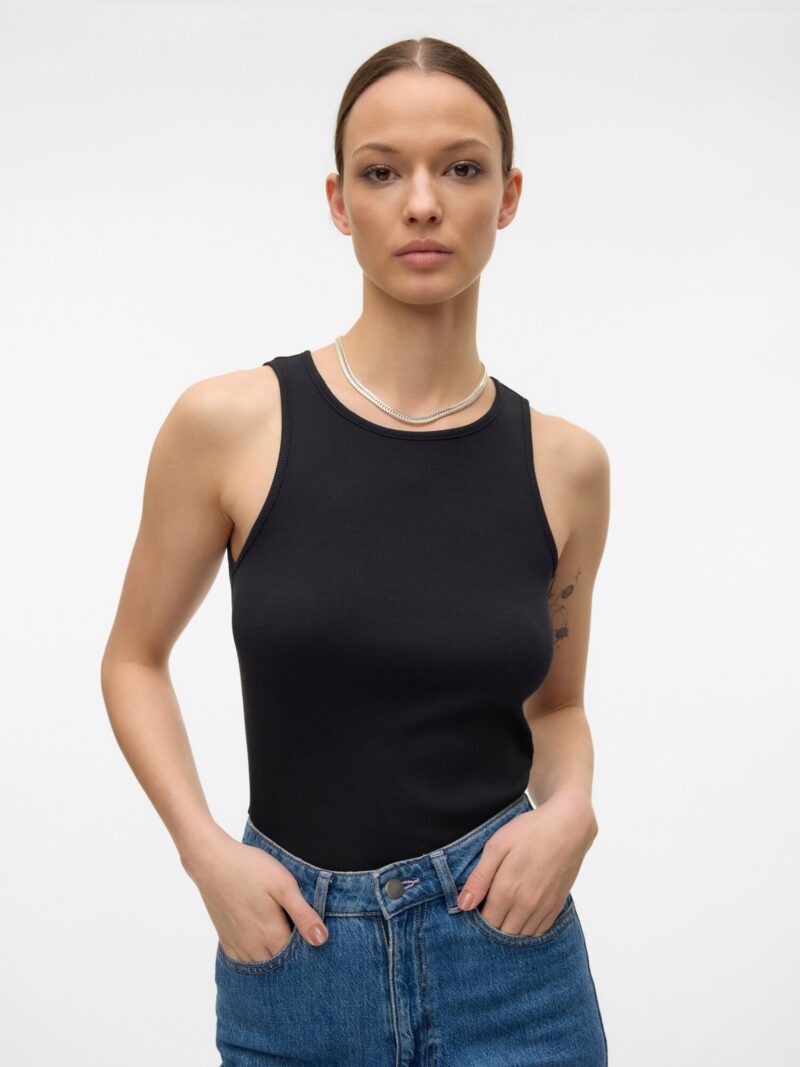 Preţ VERO MODA Top 'HAZEL'  negru