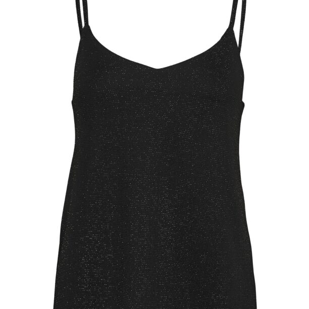 VERO MODA Top 'KANVA'  negru / argintiu