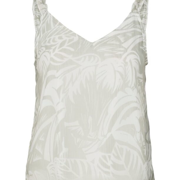 VERO MODA Top 'KAYA'  verde pastel / alb