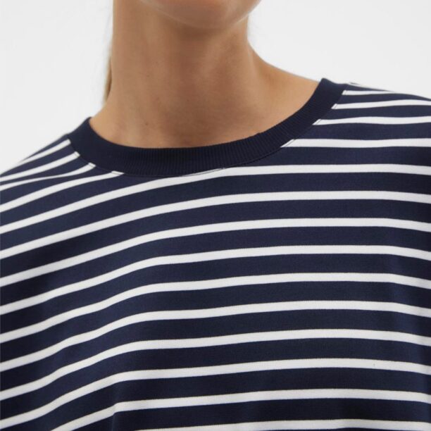 Original VERO MODA Tricou 'VMAbby'  bleumarin / alb