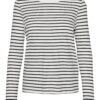 VERO MODA Tricou 'VMLEXIE APRIL'  negru / alb