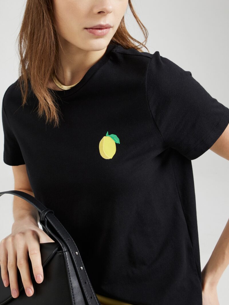 Preţ VERO MODA Tricou  galben citron / verde / negru