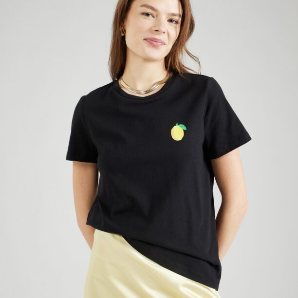 VERO MODA Tricou  galben citron / verde / negru