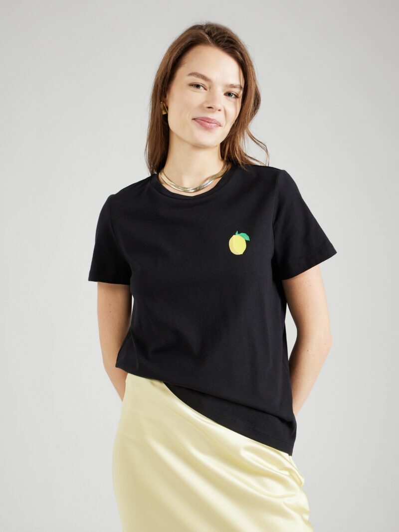 VERO MODA Tricou  galben citron / verde / negru