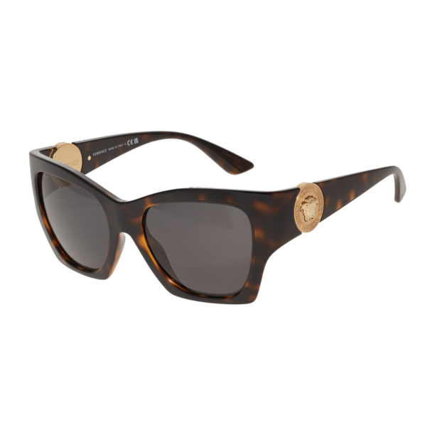 VERSACE Ochelari de soare '0VE4452 55'  maro coniac / maro închis / auriu