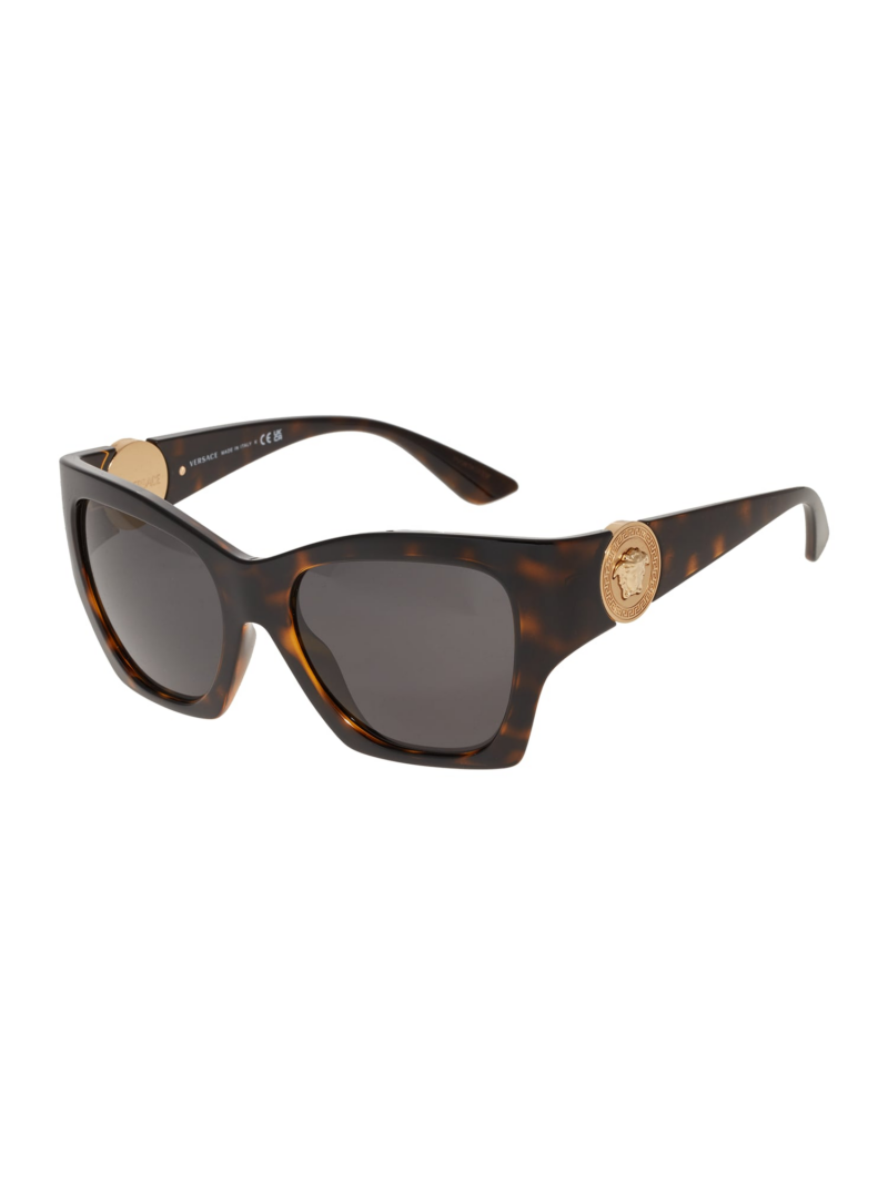 VERSACE Ochelari de soare '0VE4452 55'  maro coniac / maro închis / auriu