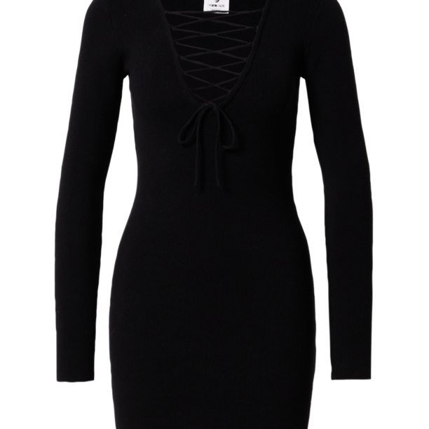 VIERVIER Rochie tricotat 'Hedi'  negru