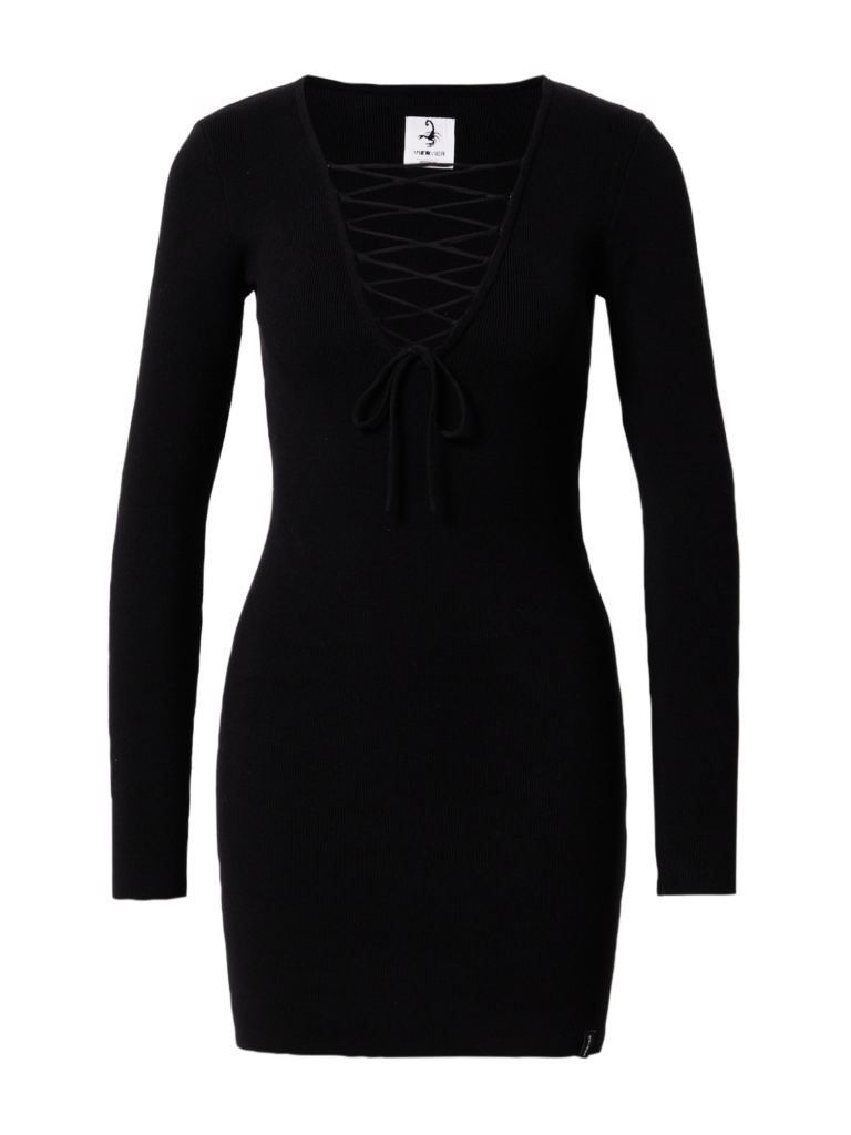 VIERVIER Rochie tricotat 'Hedi'  negru