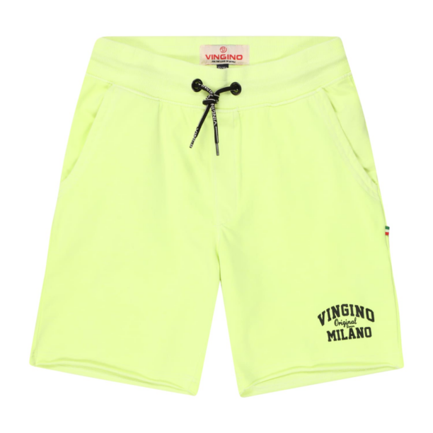 VINGINO Pantaloni  galben neon / negru