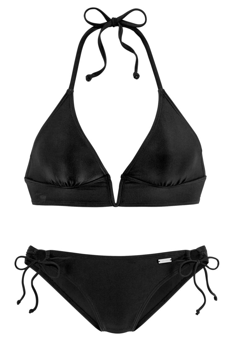 VIVANCE Costum de baie două piese  negru