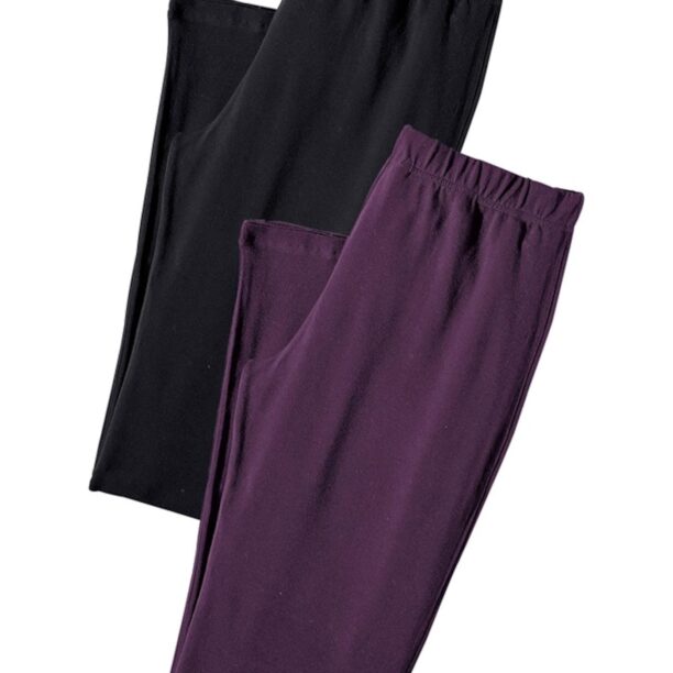 VIVANCE Leggings  roșu bordeaux / negru