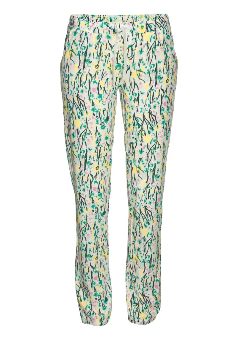 VIVANCE Pantaloni de pijama 'Dreams'  galben / verde / roz / negru / alb