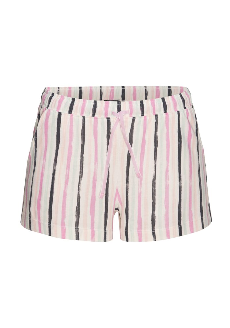 VIVANCE Pantaloni de pijama 'Dreams'  roz / negru / alb