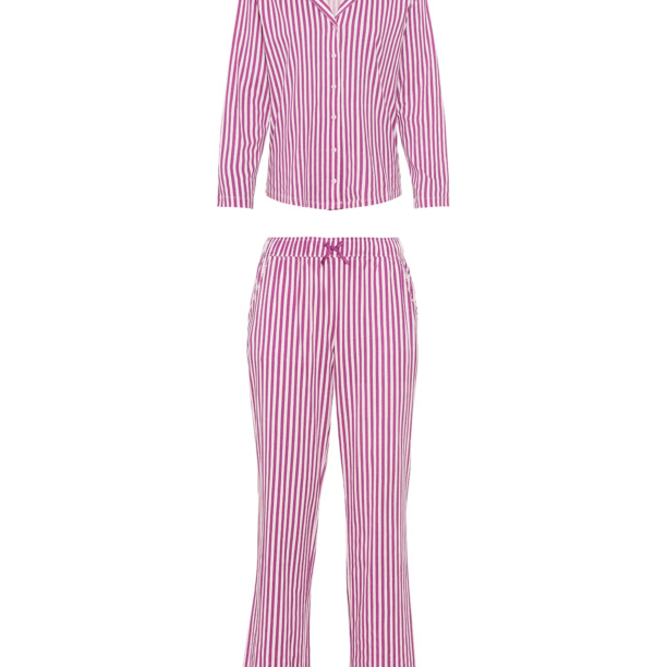 VIVANCE Pijama 'Dreams'  mauve / alb