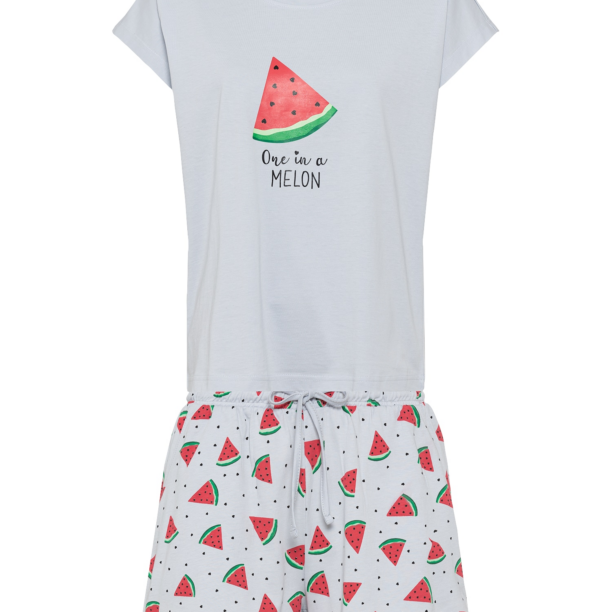 VIVANCE Pijama 'VD fruits'  gri / roșu