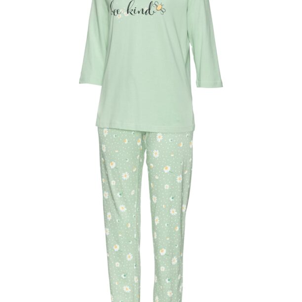 VIVANCE Pijama  verde pastel