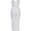 VIVANCE Rochie tricotat  alb