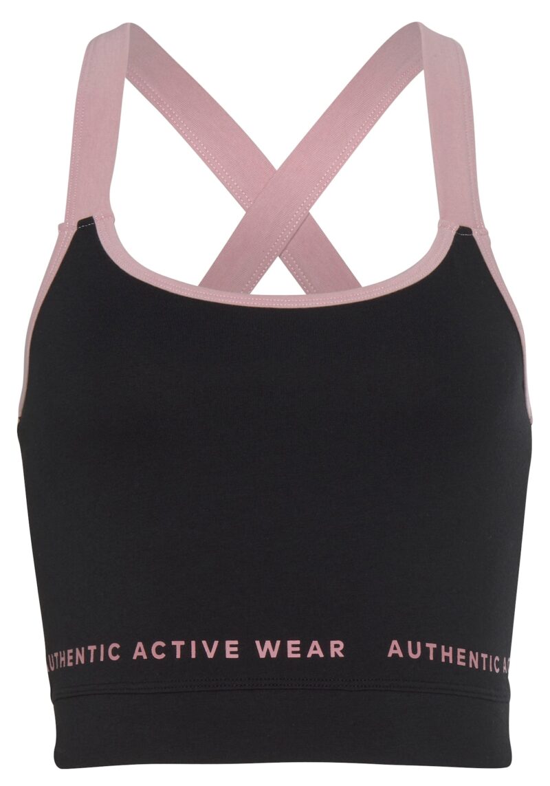 VIVANCE Sport top  rosé / negru