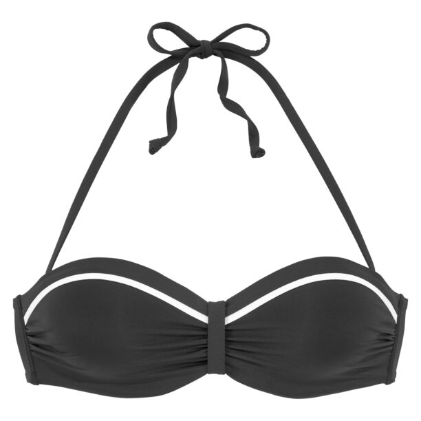 VIVANCE Sutien costum de baie  negru / alb