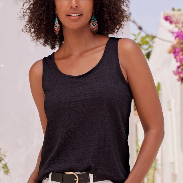 Original VIVANCE Top  roz / negru