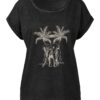 VIVANCE Tricou  bej deschis / gri metalic