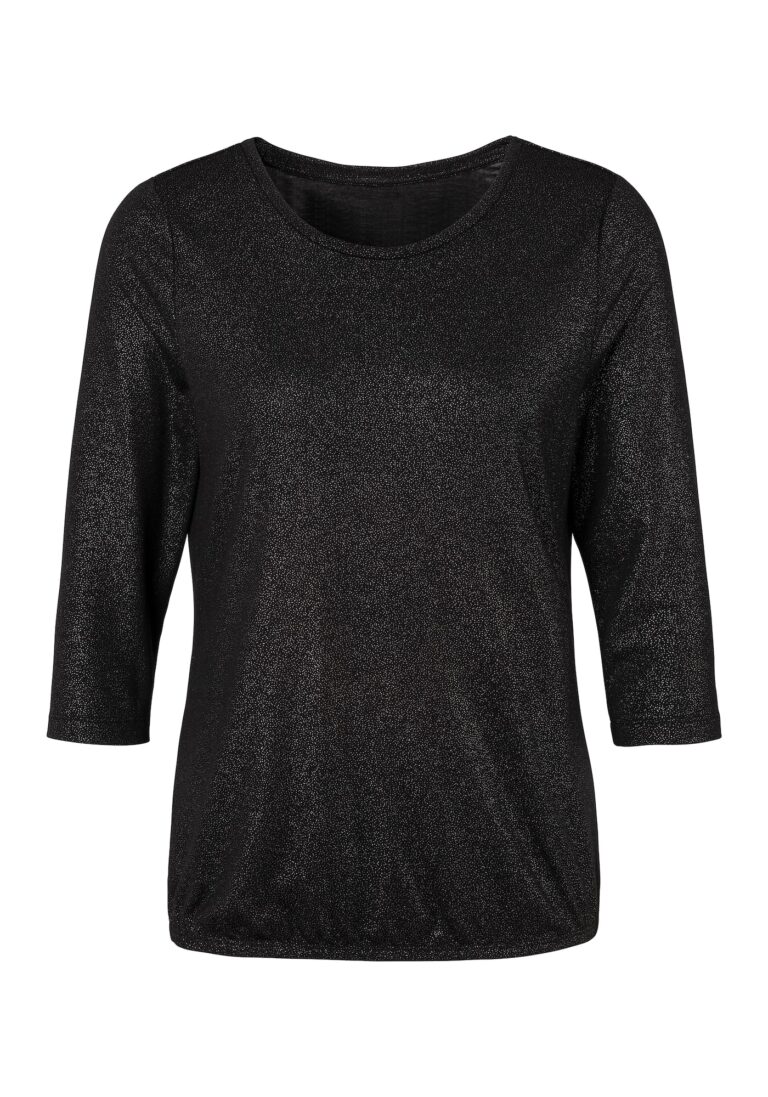 VIVANCE Tricou  negru / alb