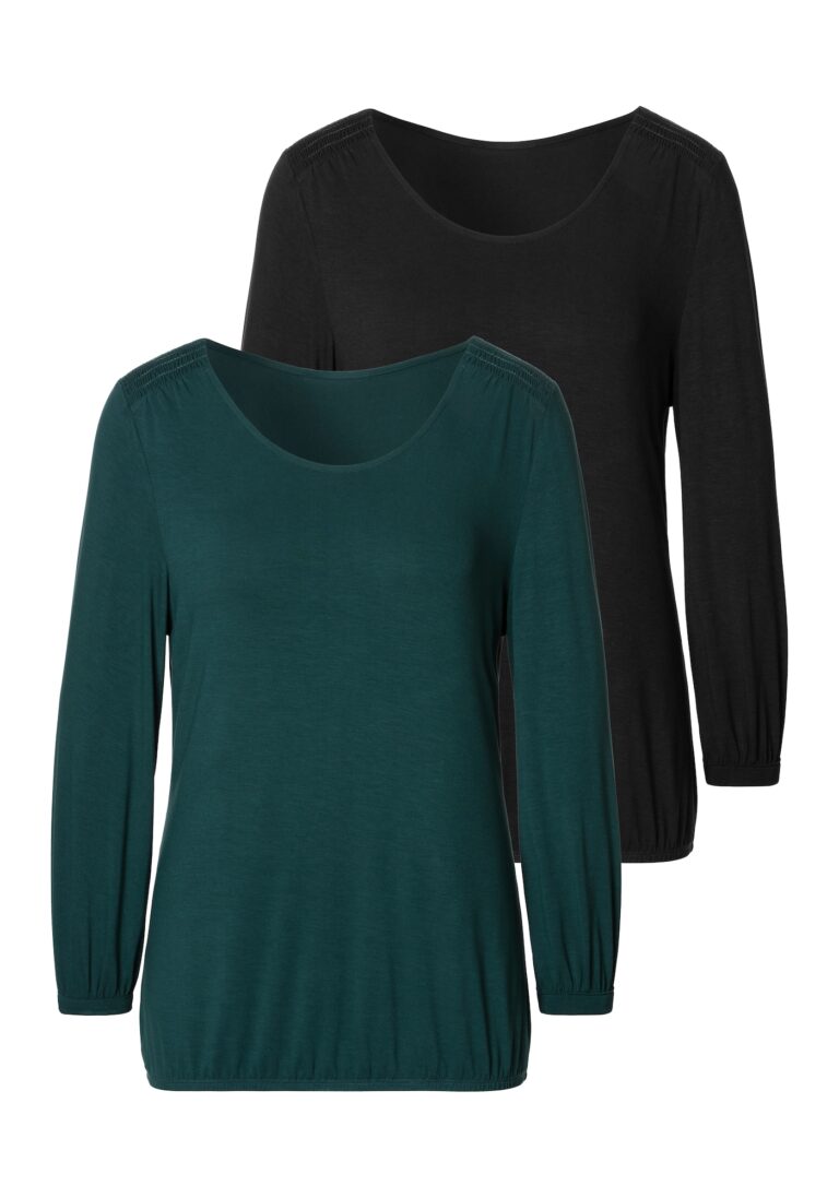 VIVANCE Tricou  verde / negru