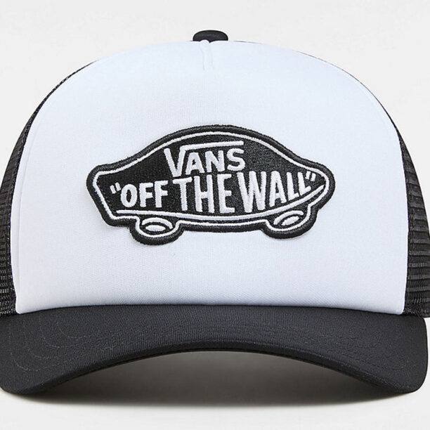 Vans Classic Patch Curved Bill Trucker Black/White preţ