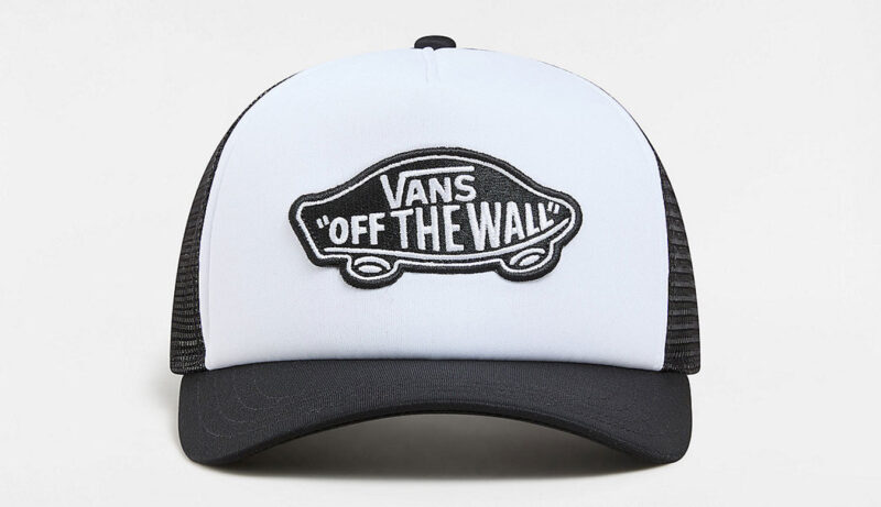 Vans Classic Patch Curved Bill Trucker Black/White preţ