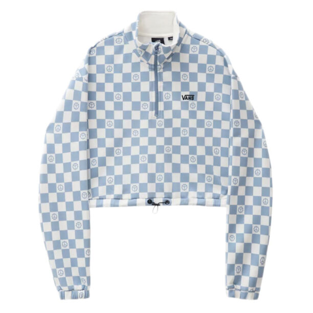 Vans Left Chest Print Half Zip Sweater