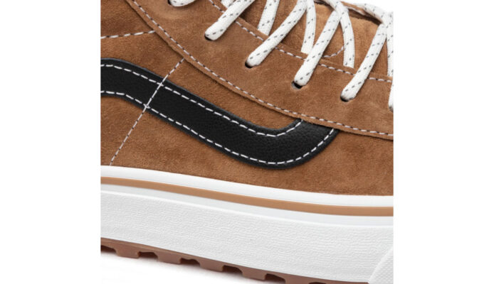 Vans SK8-HI MTE-1 Plaid Brown - imagine 6