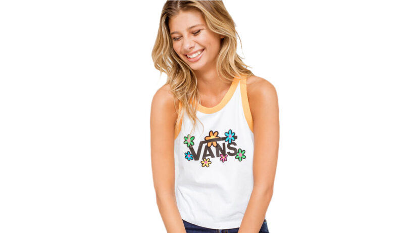 Vans Stacked Floral Tank