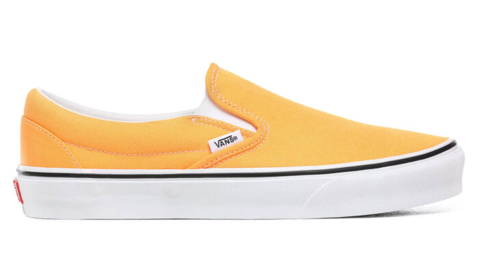 Original Vans Ua Classic Slip-On (Neon)Blazing Orng/Tr Wht