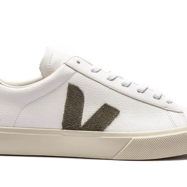 Veja CAMPO CHROMEFREE LEATHER EX WHITE KHAKI