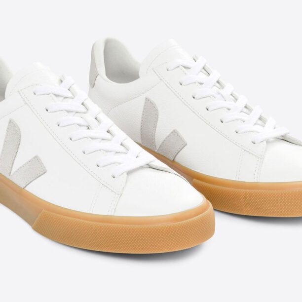 Veja CAMPO CHROMEFREE LEATHER WHITE NATURAL