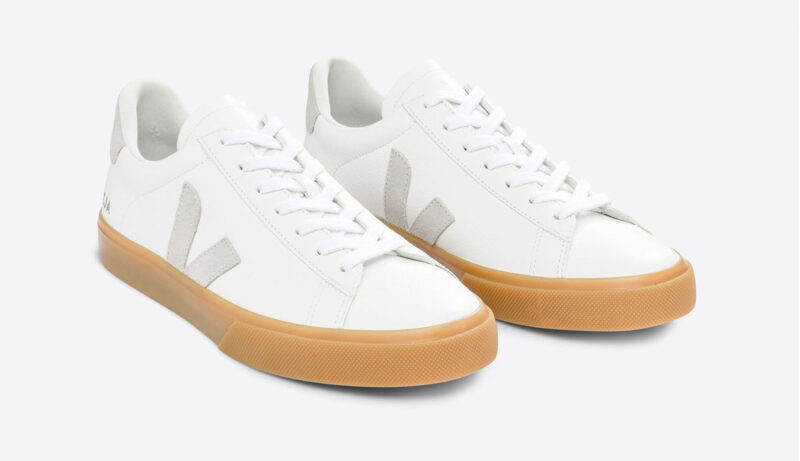 Veja CAMPO CHROMEFREE LEATHER WHITE NATURAL