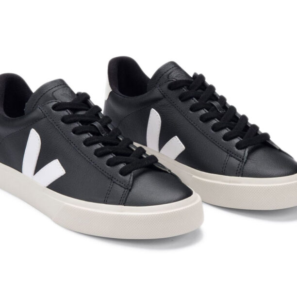 Veja Campo Chromefree Leather Black White preţ