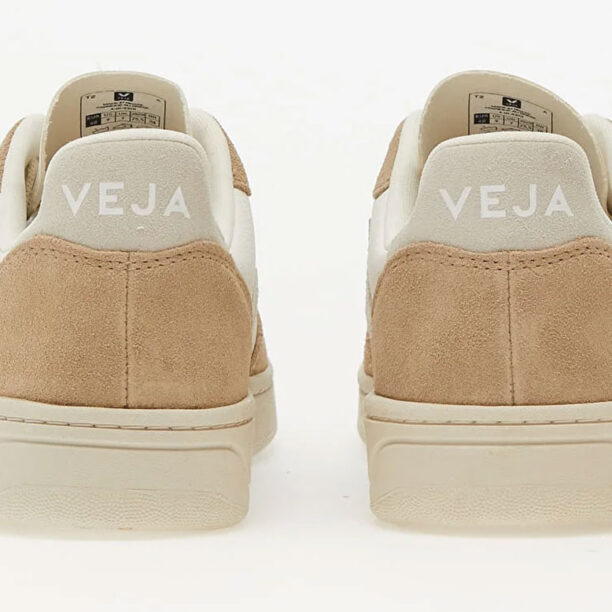 Original Veja V-10 CHROMEFREE LEATHER WHITE NATURAL SAHARA