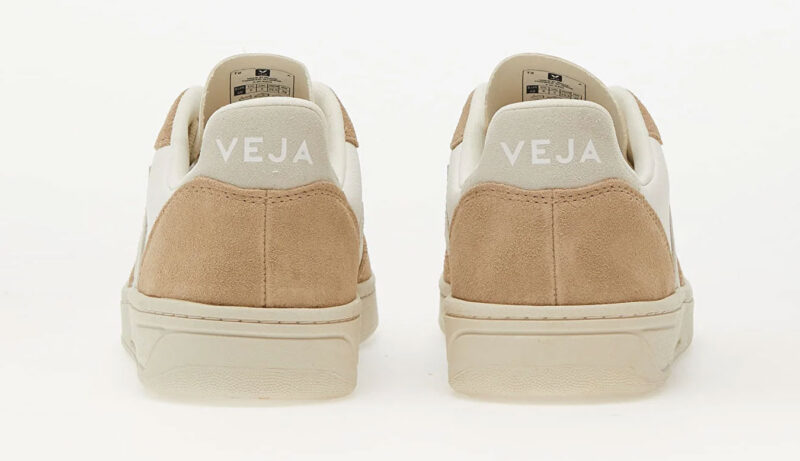 Original Veja V-10 CHROMEFREE LEATHER WHITE NATURAL SAHARA